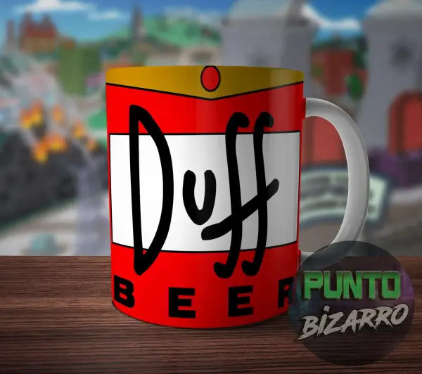 Taza de Cerámica Los Simpson Duff Beer