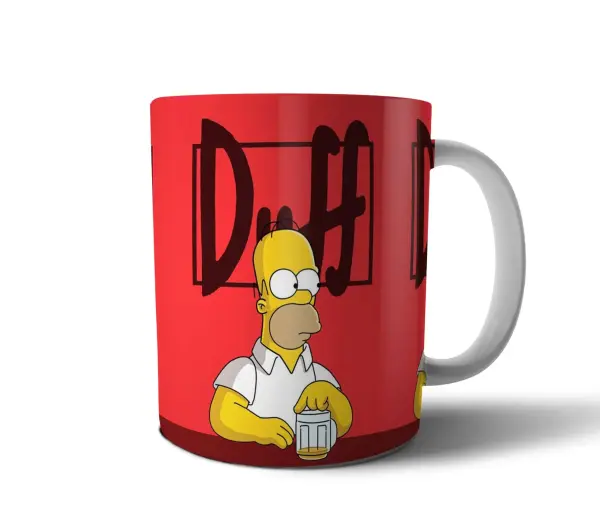 Taza de Cerámica Los Simpson Homero Duff
