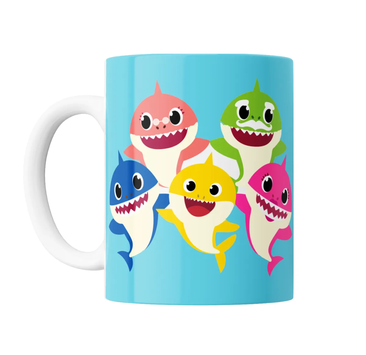 Taza de Cerámica Baby Shark Familia Completa - vista 2