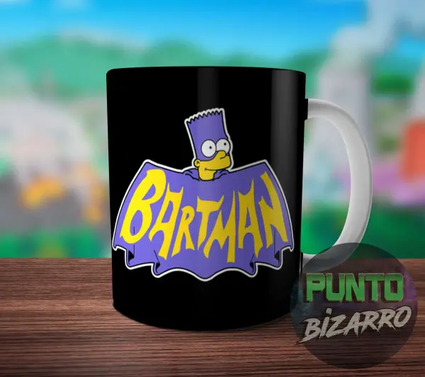 Taza de Cerámica Los Simpson Bartman