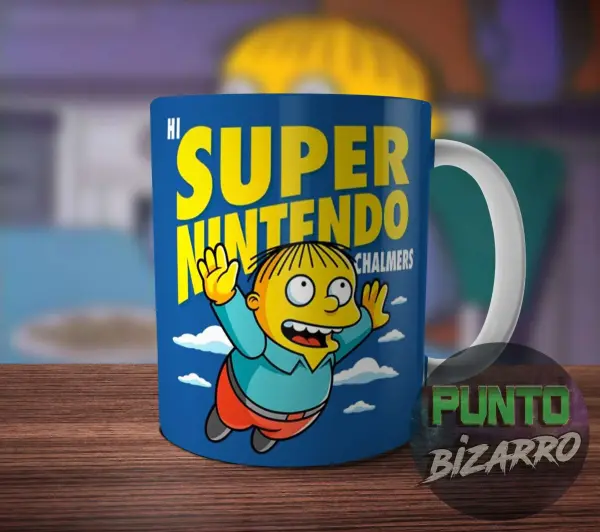 Taza de Cerámica Los Simpson Ralph Wiggum Hi Super Nintendo