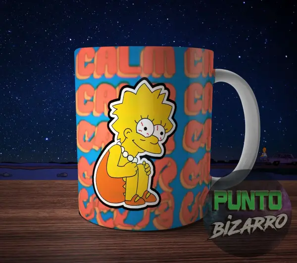 Taza de Cerámica Los Simpson Lisa Calm