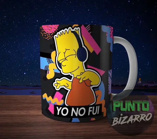 Taza de Cerámica Los Simpson Bart Yo No Fui