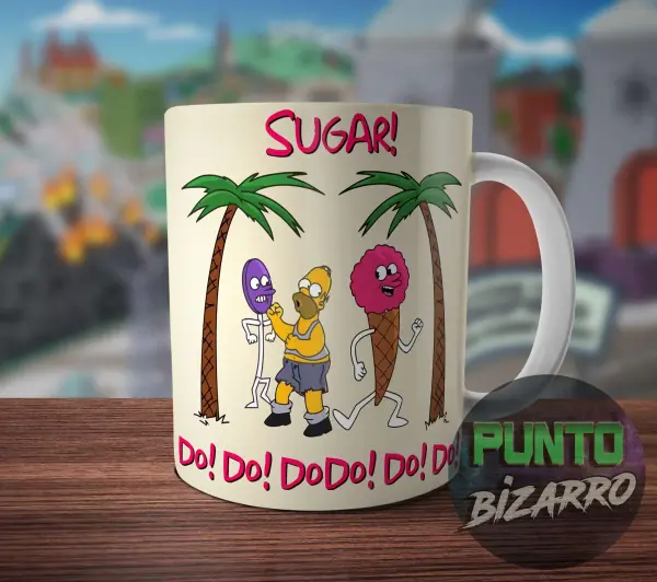 Taza de Cerámica Los Simpson Homero Sugar Do Do