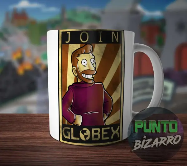 Taza de Cerámica Los Simpson Join Globex
