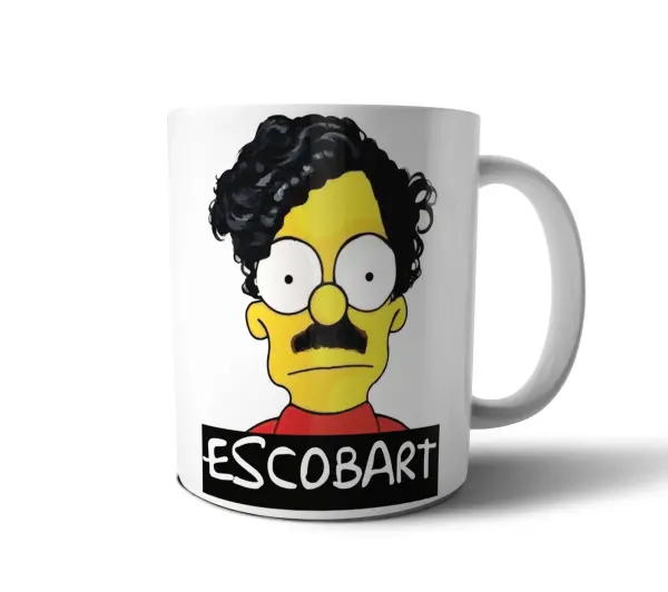Taza de Cerámica Los Simpson Escobart