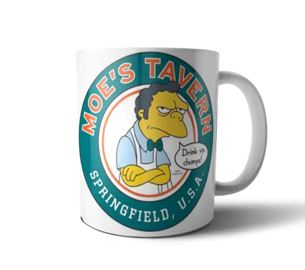 Taza de Cerámica Los Simpson Moe's Tavern Springfield