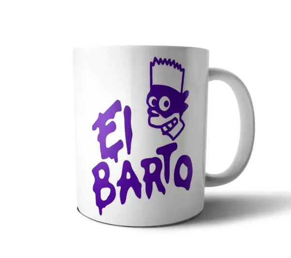 Taza de Cerámica Los Simpson El Barto