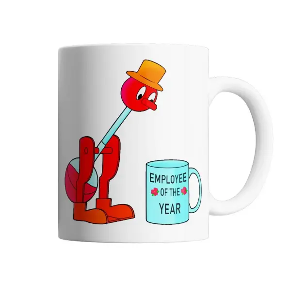 Taza de Cerámica Los Simpson Employee of the Year