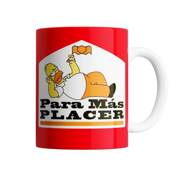 Taza de Cerámica Los Simpson Homer Para Más Placer