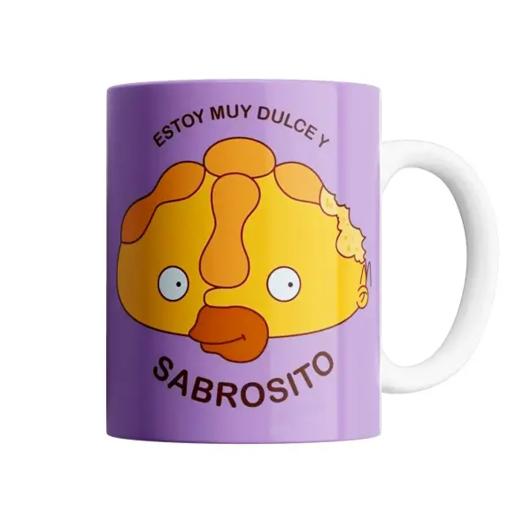 Taza de Cerámica El Castillo Ambulante Calcifer Dulce