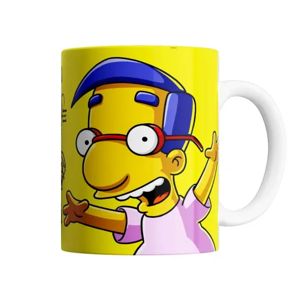 Taza de Cerámica Los Simpson Milhouse