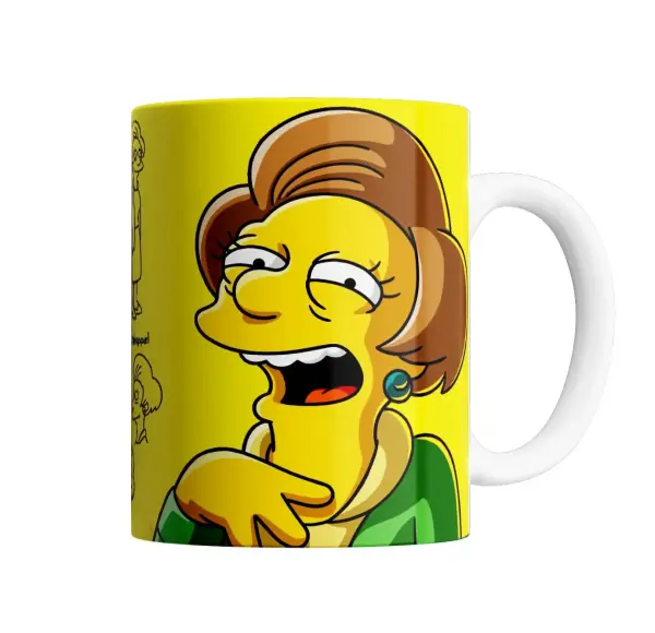 Taza de Cerámica Los Simpson Edna Krabappel