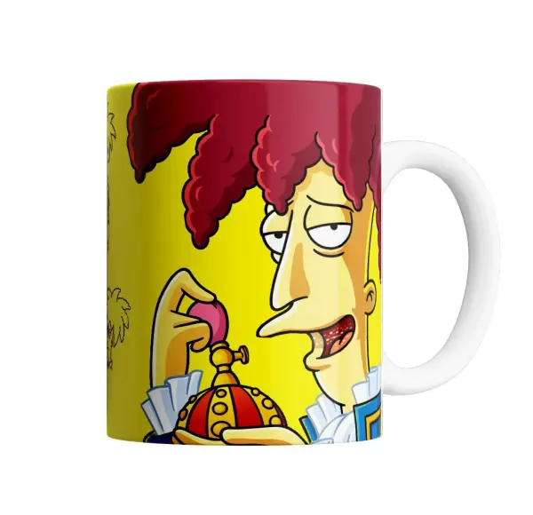 Taza de Cerámica Los Simpson Sideshow Bob Corona
