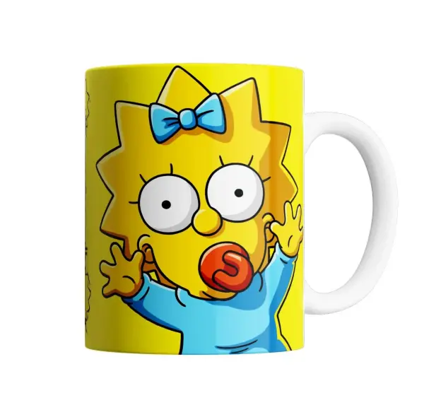 Taza de Cerámica Los Simpson Maggie Chupete