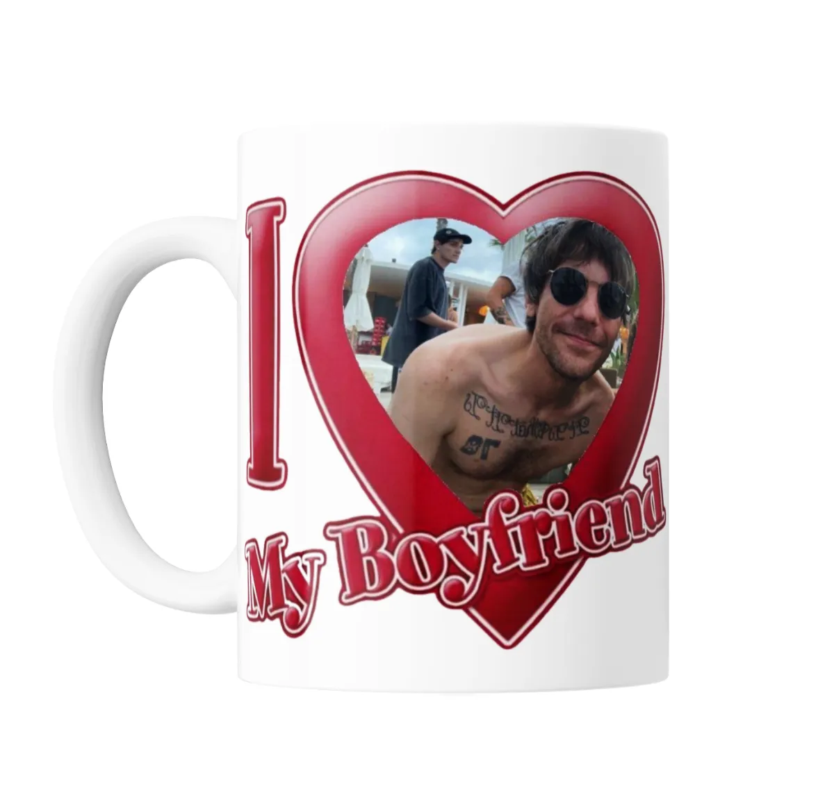 Taza de Cerámica Louis Tomlinson I Love My Boyfriend - vista 2