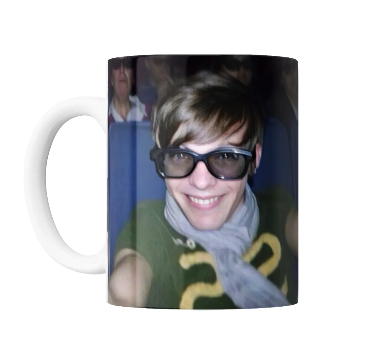 Taza de Cerámica Louis Tomlinson Foto con Gafas y Bufanda - vista 2