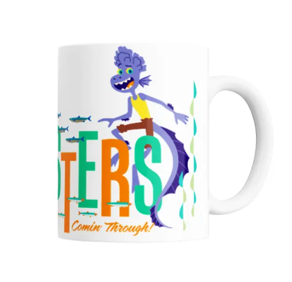 Taza de Cerámica Luca Sea Monsters Comin Through