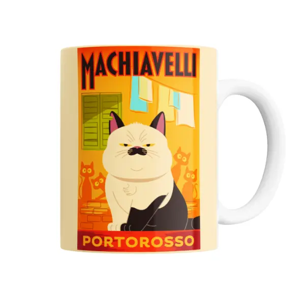 Taza de Cerámica Luca Machiavelli Portorosso