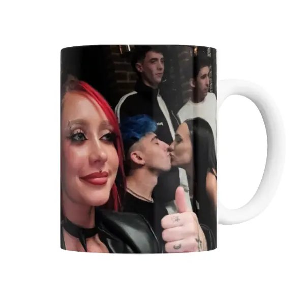 Taza de Cerámica Luck Ra Collage de Fotos