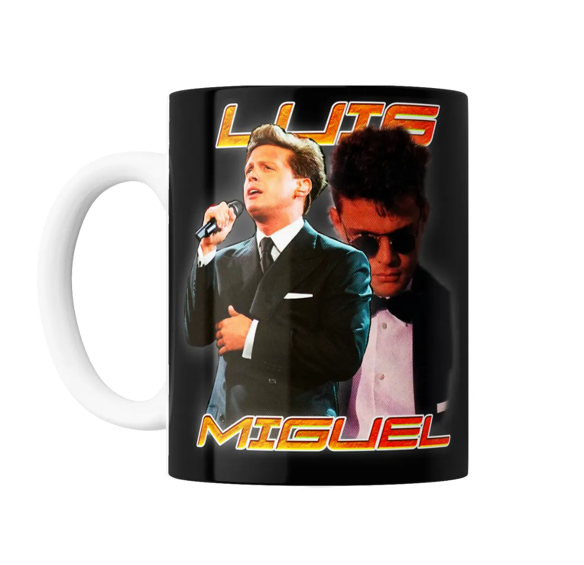 Taza de Cerámica Luis Miguel Diseño Bootleg Retro - vista 2