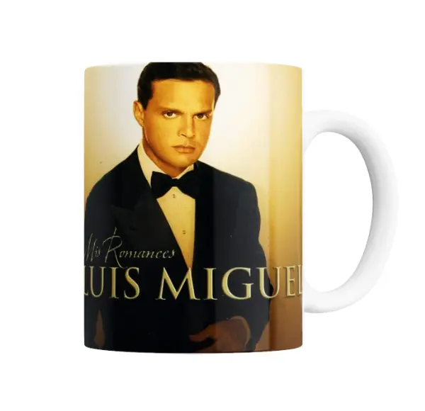 Taza de Cerámica Luis Miguel Mis Romances