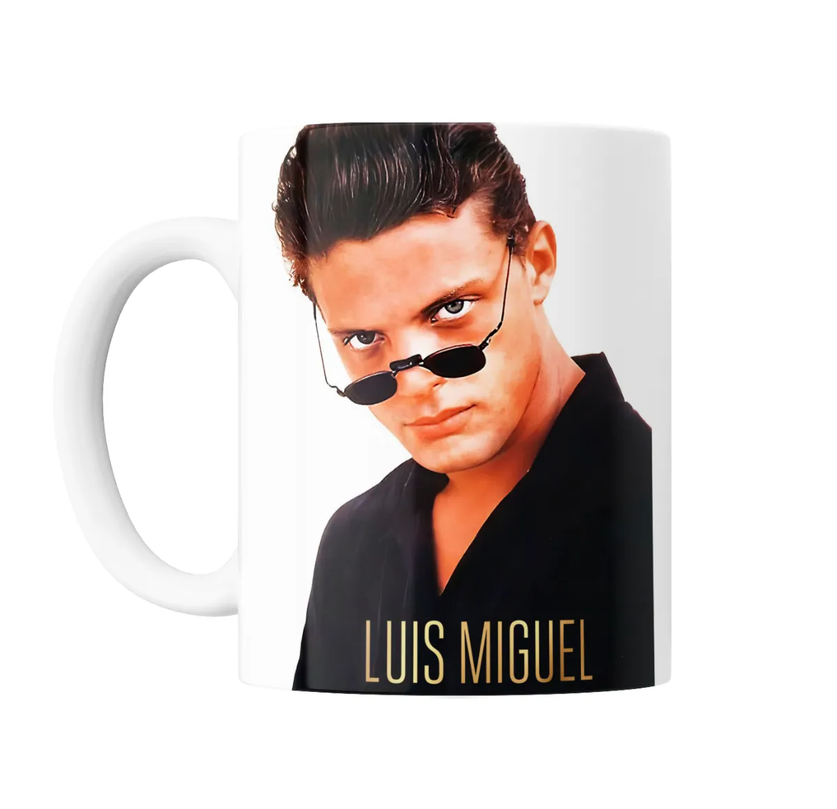 Taza de Cerámica Luis Miguel Retrato con Lentes - vista 2
