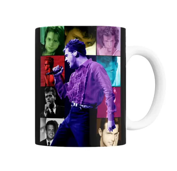 Taza de Cerámica Luis Miguel Collage Multicolor