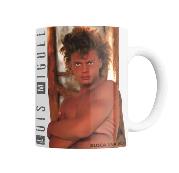 Taza de Cerámica Luis Miguel Busca Una Mujer