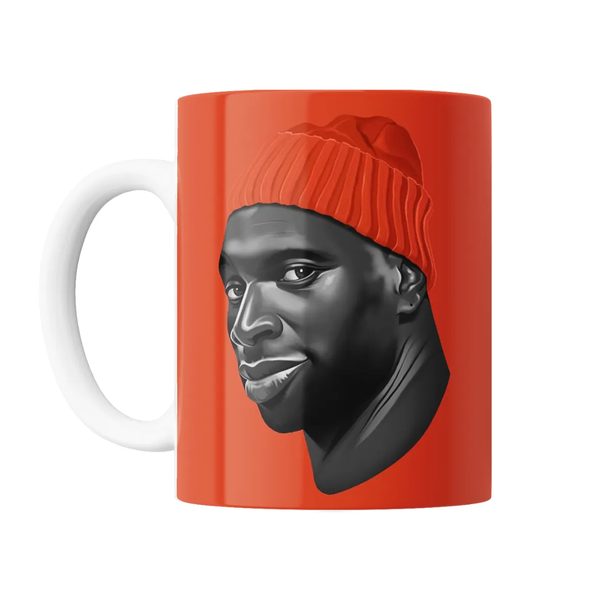 Taza de Cerámica Lupin Retrato Gorro Naranja - vista 2