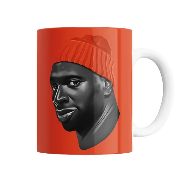 Taza de Cerámica Lupin Retrato Gorro Naranja