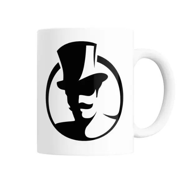 Taza de Cerámica Lupin Silueta Sombrero de Copa