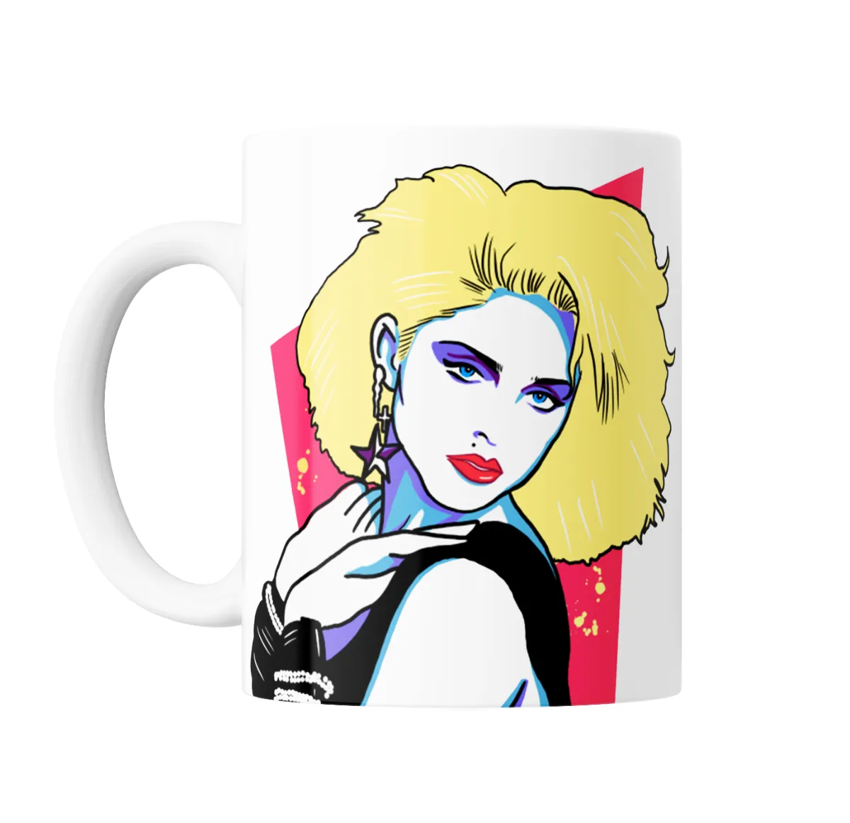 Taza de Cerámica Madonna Pop Art Retrato - vista 2