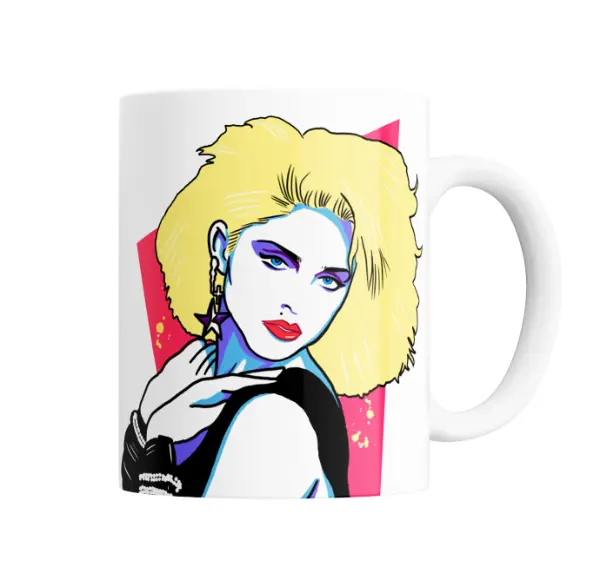 Taza de Cerámica Madonna Pop Art Retrato
