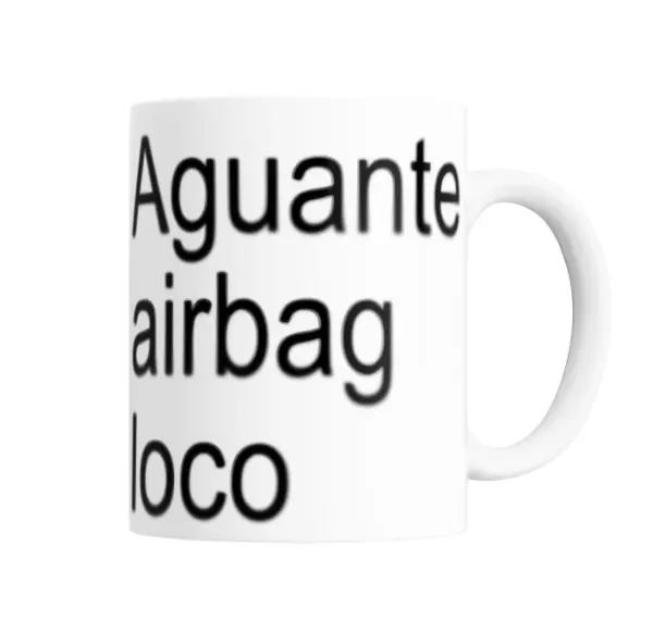 Taza de Cerámica Airbag Aguante Loco