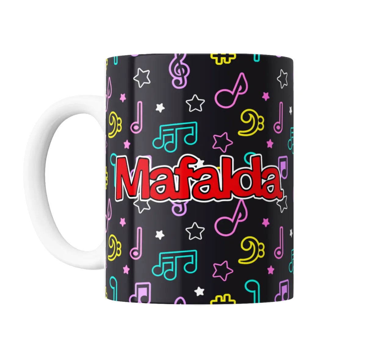 Taza de Cerámica Mafalda Guitarra Rock - vista 2