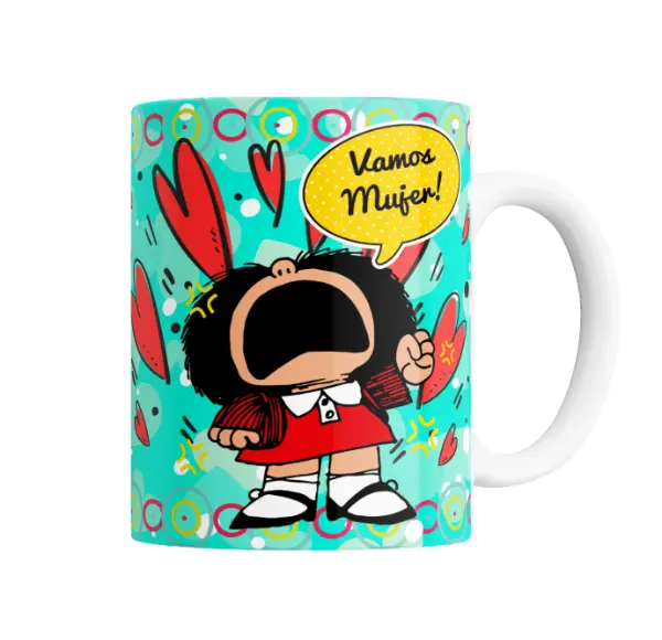 Taza de Cerámica Mafalda Vamos Mujer