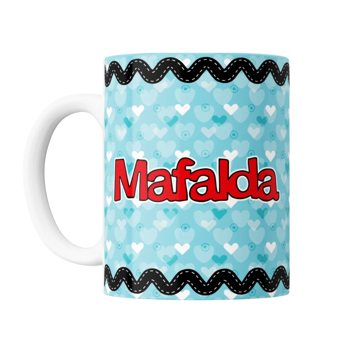 Taza de Cerámica Mafalda Columpio - vista 2