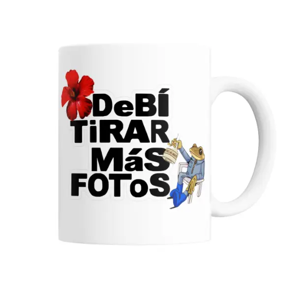 Taza de Cerámica Bad Bunny Debí Tirar Más Fotos