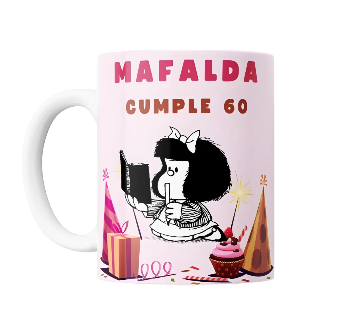 Taza de Cerámica Mafalda Cumple 60 - vista 2