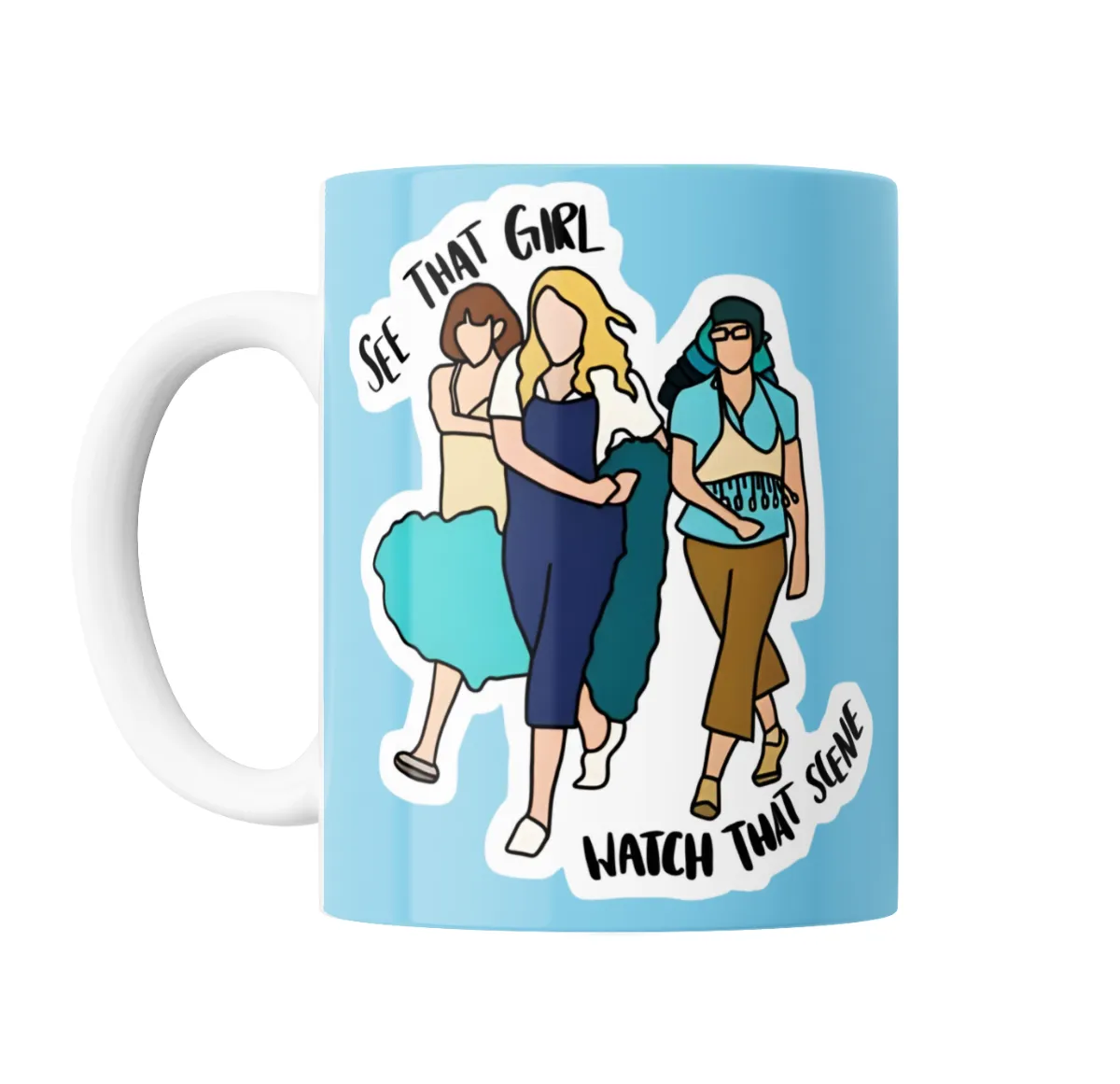 Taza de Cerámica Mama Mia See That Girl Watch That Scene - vista 2