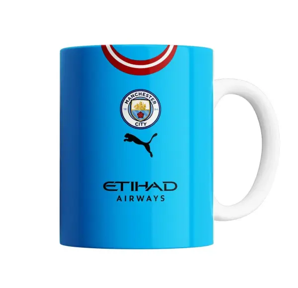 Taza de Cerámica Manchester City Camiseta Local 2023