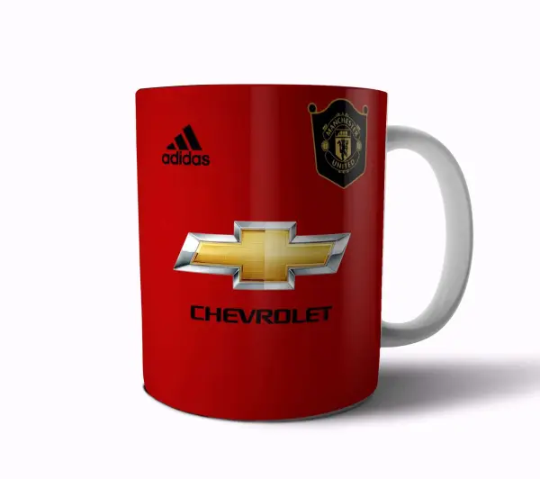 Taza de Cerámica Manchester United Camiseta Chevrolet