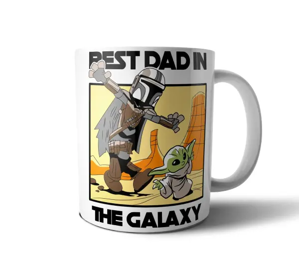Taza de Cerámica Mandalorian Best Dad in the Galaxy Día del Padre