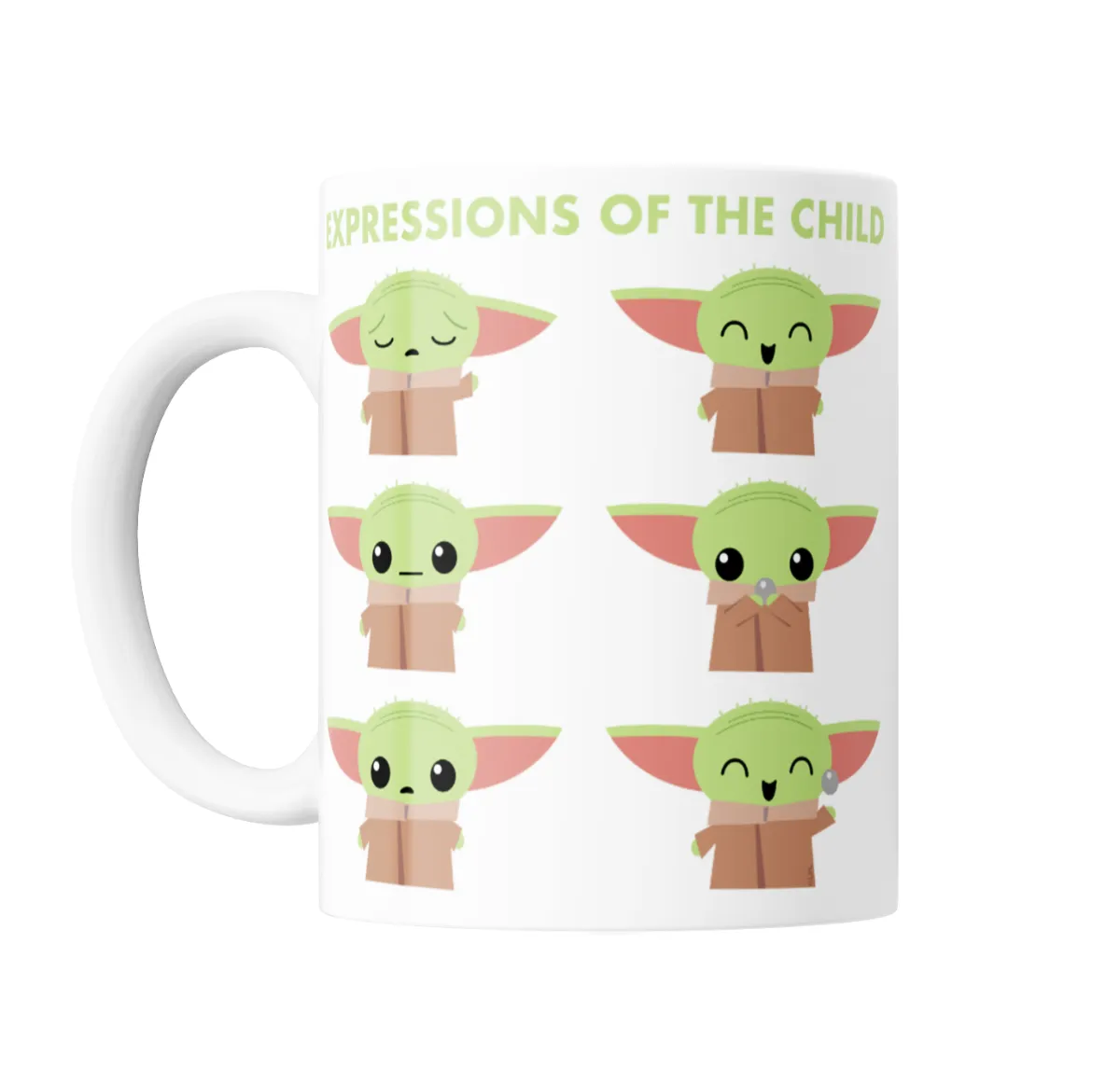 Taza de Cerámica Star Wars The Mandalorian Expresiones del Niño Grogu - vista 2