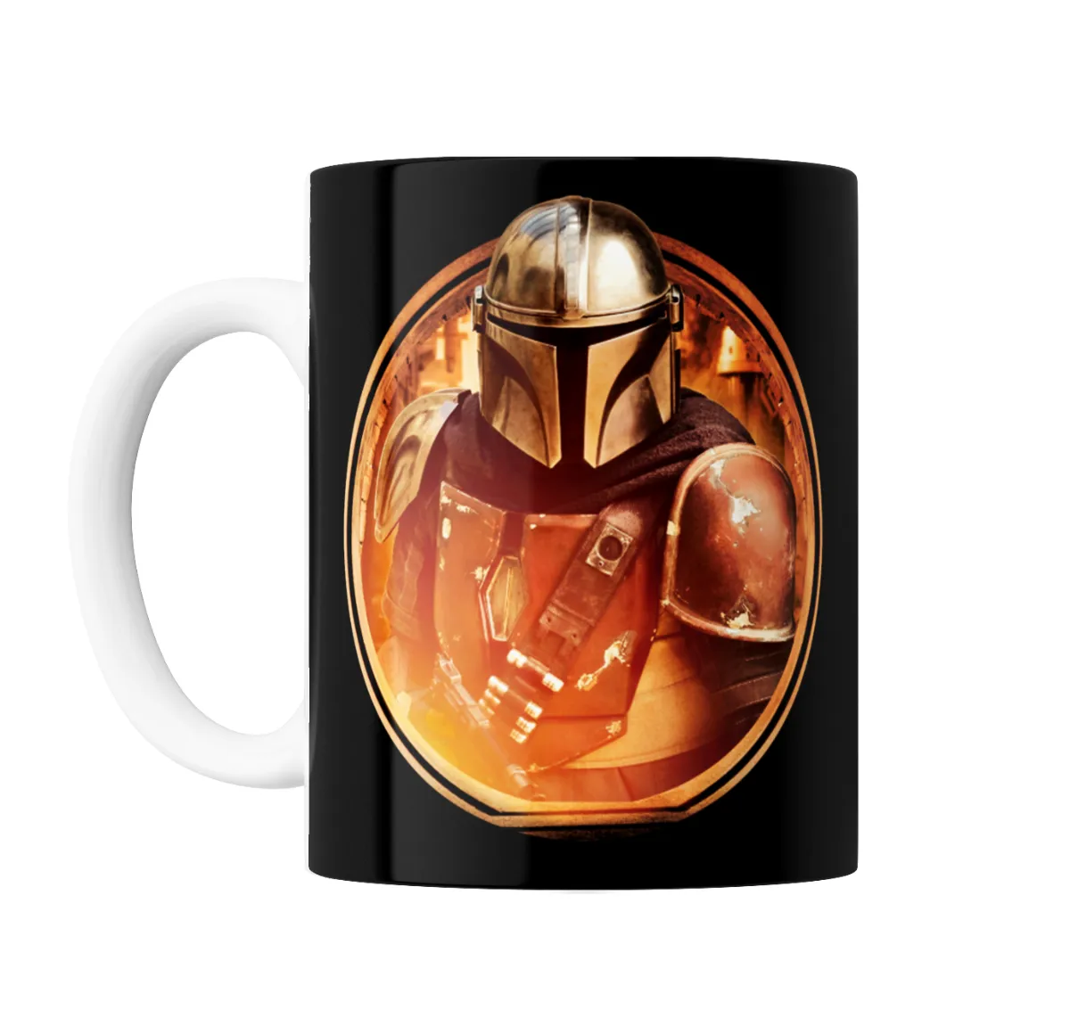 Taza de Cerámica The Mandalorian Armadura Dorada - vista 2