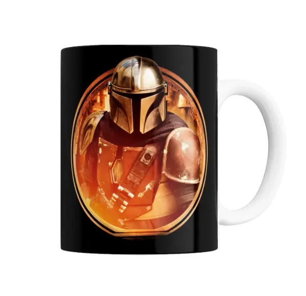 Taza de Cerámica The Mandalorian Armadura Dorada