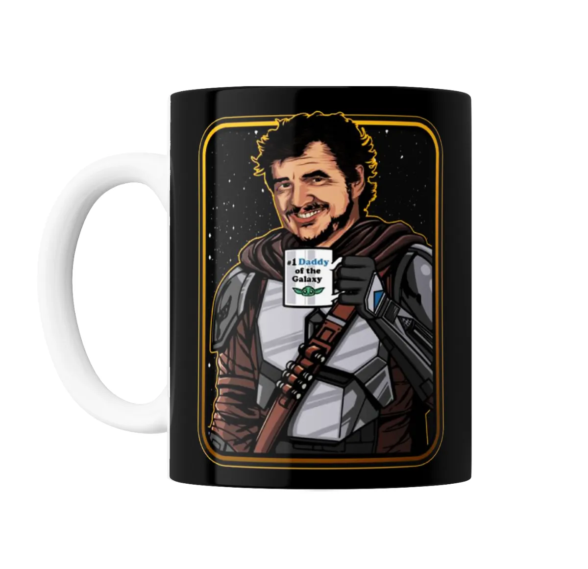 Taza de Cerámica Mandalorian Daddy of the Galaxy - vista 2