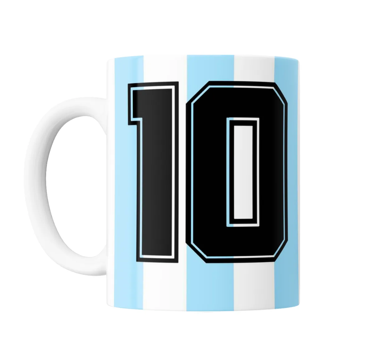 Taza de Cerámica Maradona Camiseta Argentina 10 - vista 2