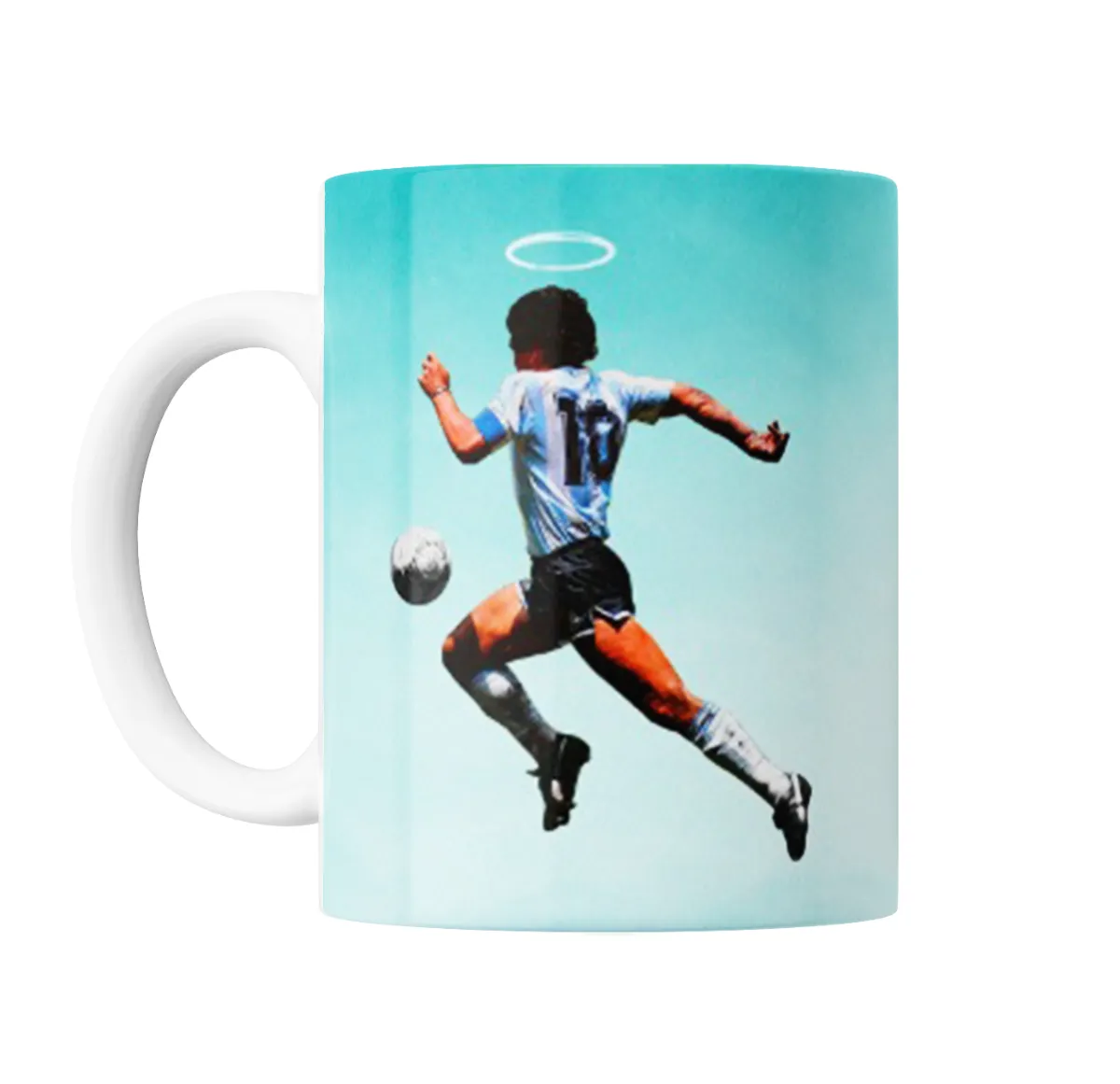 Taza de Cerámica Maradona Gol con Halo - vista 2